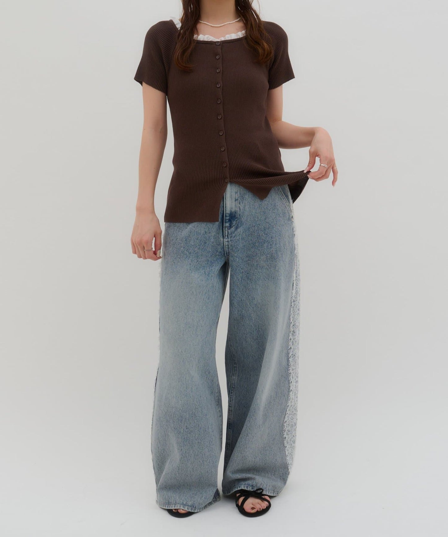umm.By Discoat ruffled collar pullover - Image 38