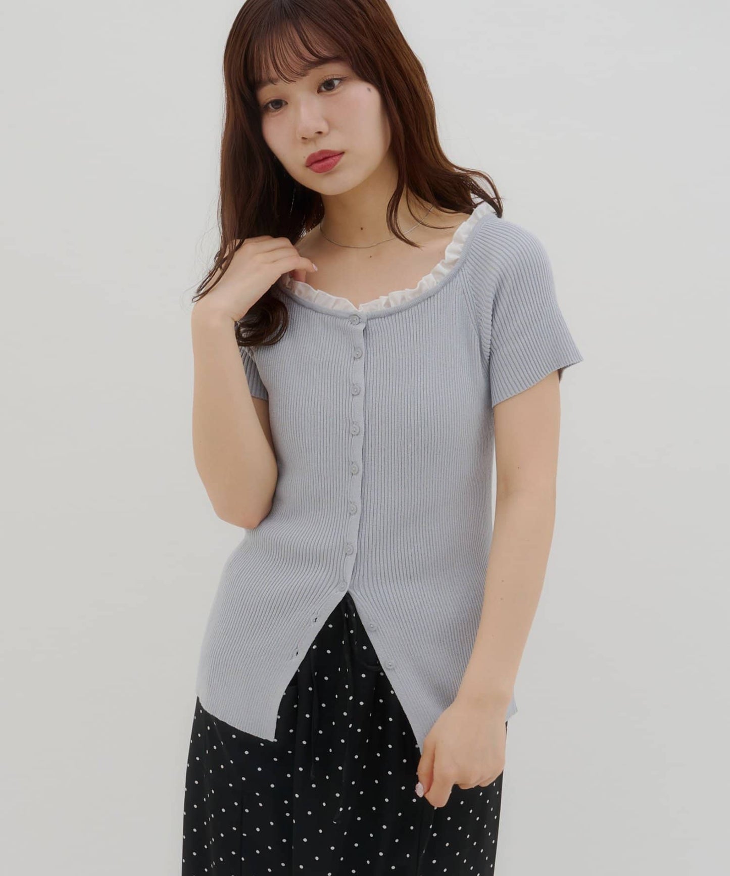 umm.By Discoat ruffled collar pullover - Image 40