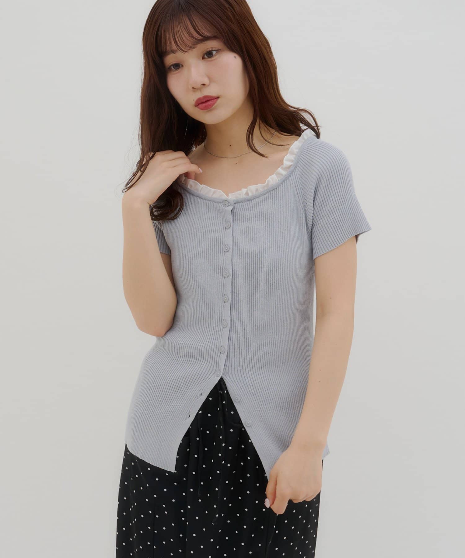 umm.By Discoat ruffled collar pullover - Image 40