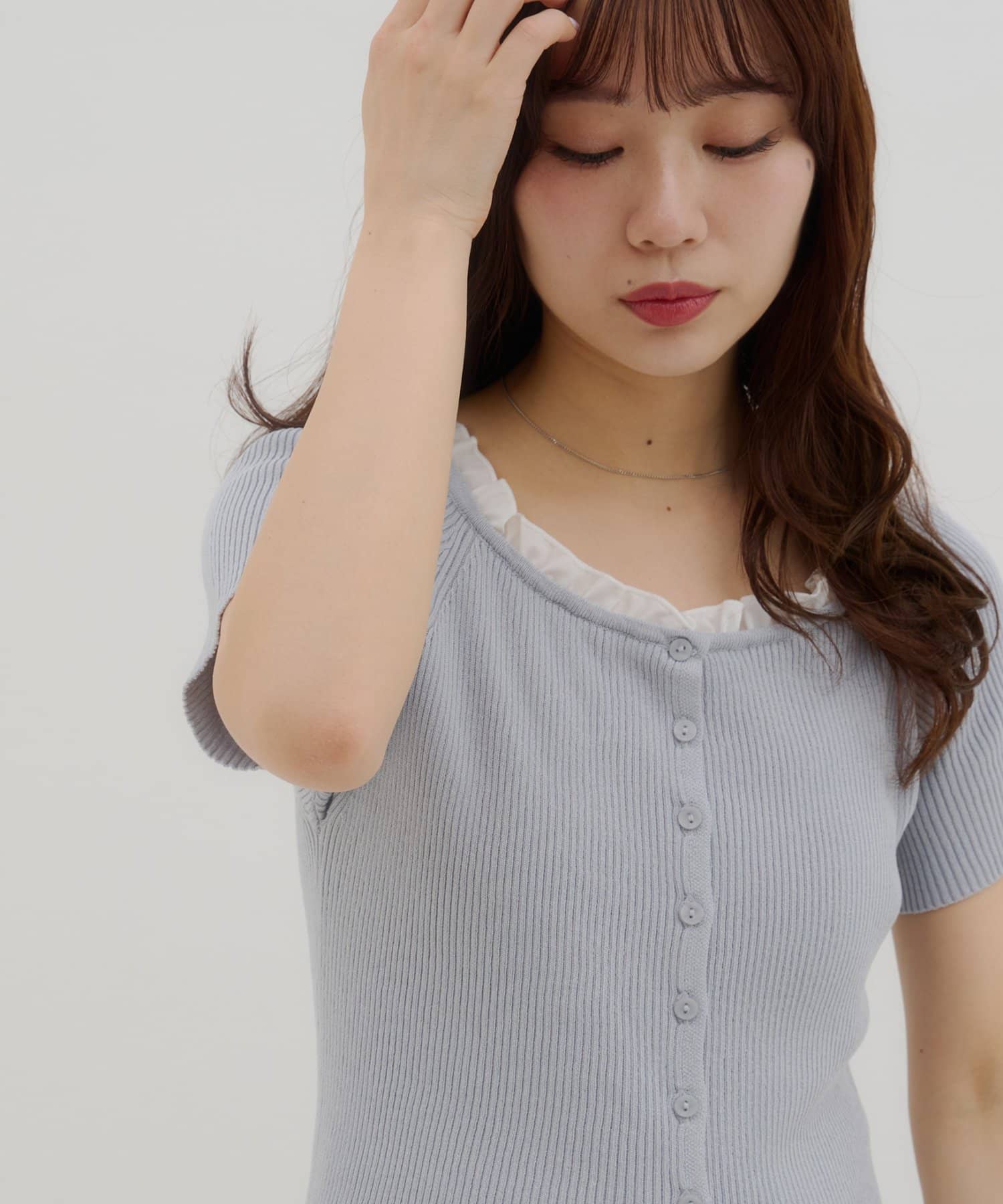 umm.By Discoat ruffled collar pullover - Image 41