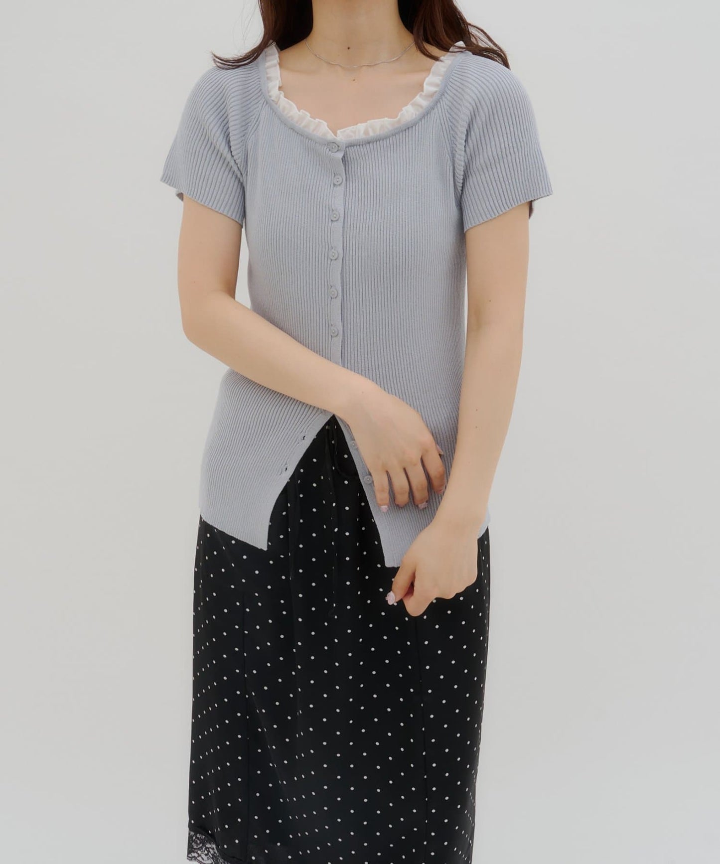 umm.By Discoat ruffled collar pullover - Image 42