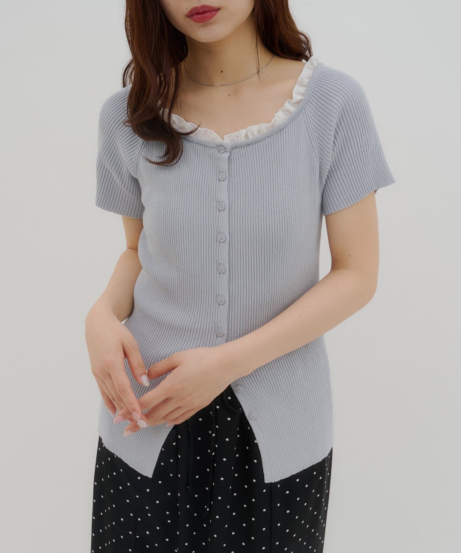 umm.By Discoat ruffled collar pullover - Image 46