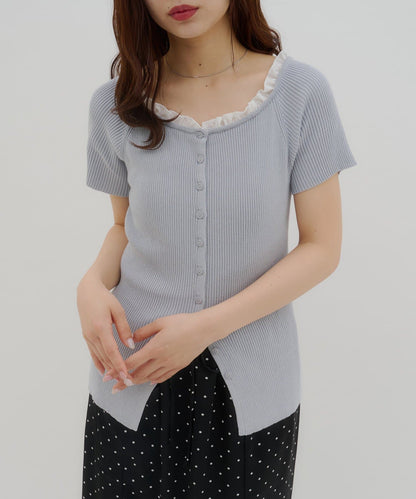 umm.By Discoat ruffled collar pullover - Image 46