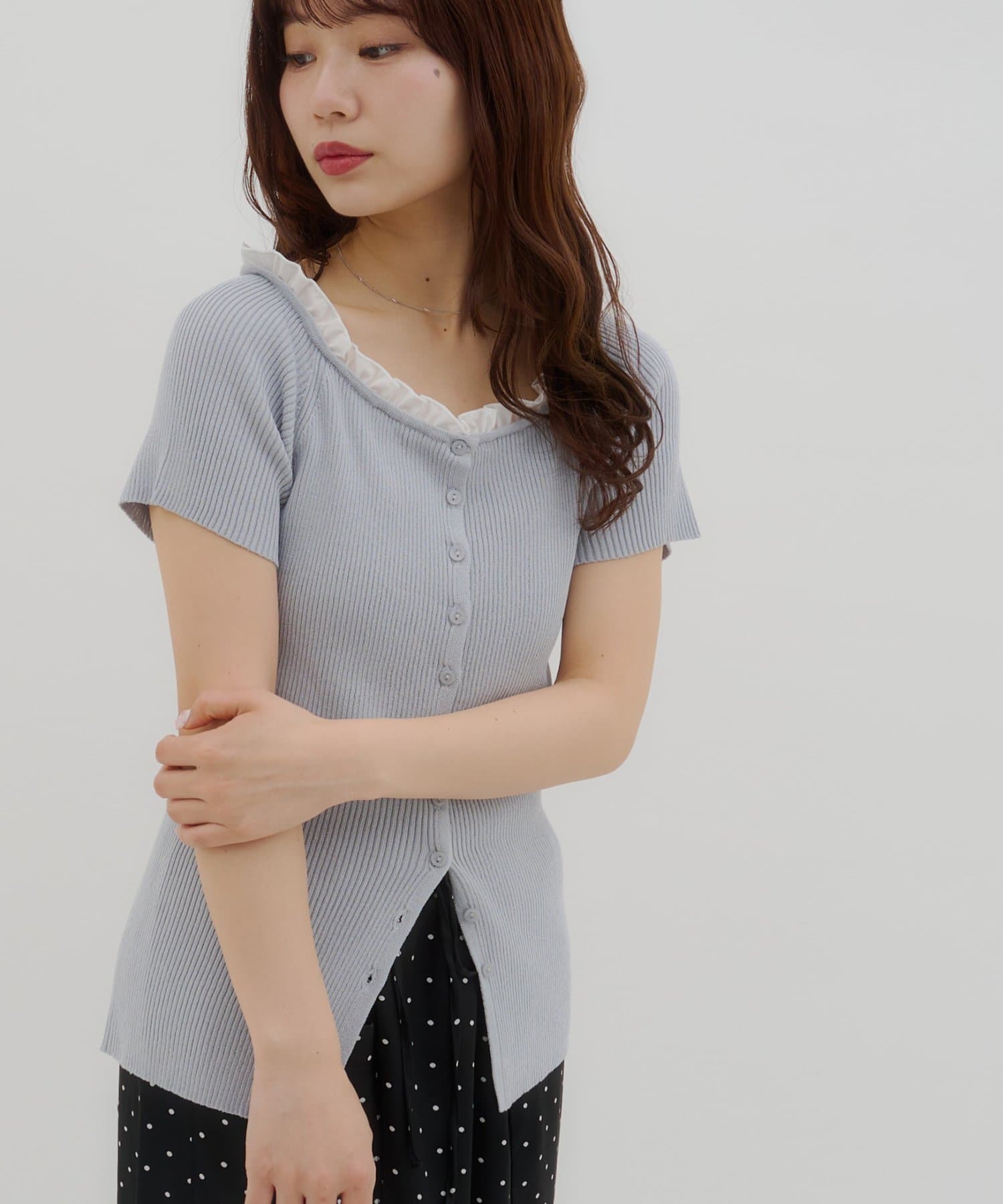 umm.By Discoat ruffled collar pullover - Image 47