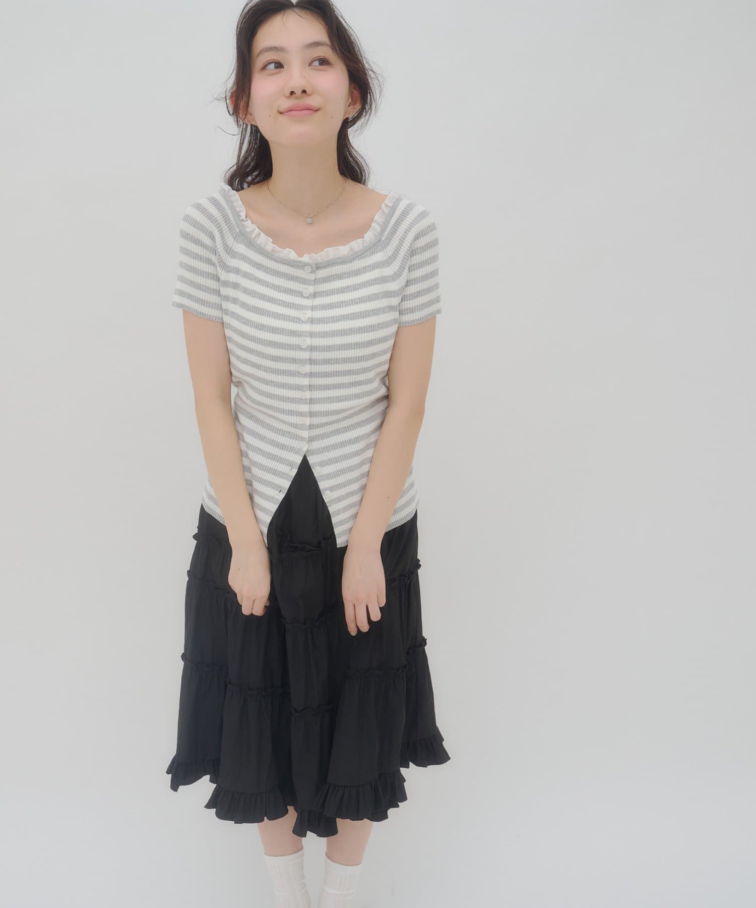 umm.By Discoat ruffled collar pullover - Image 57