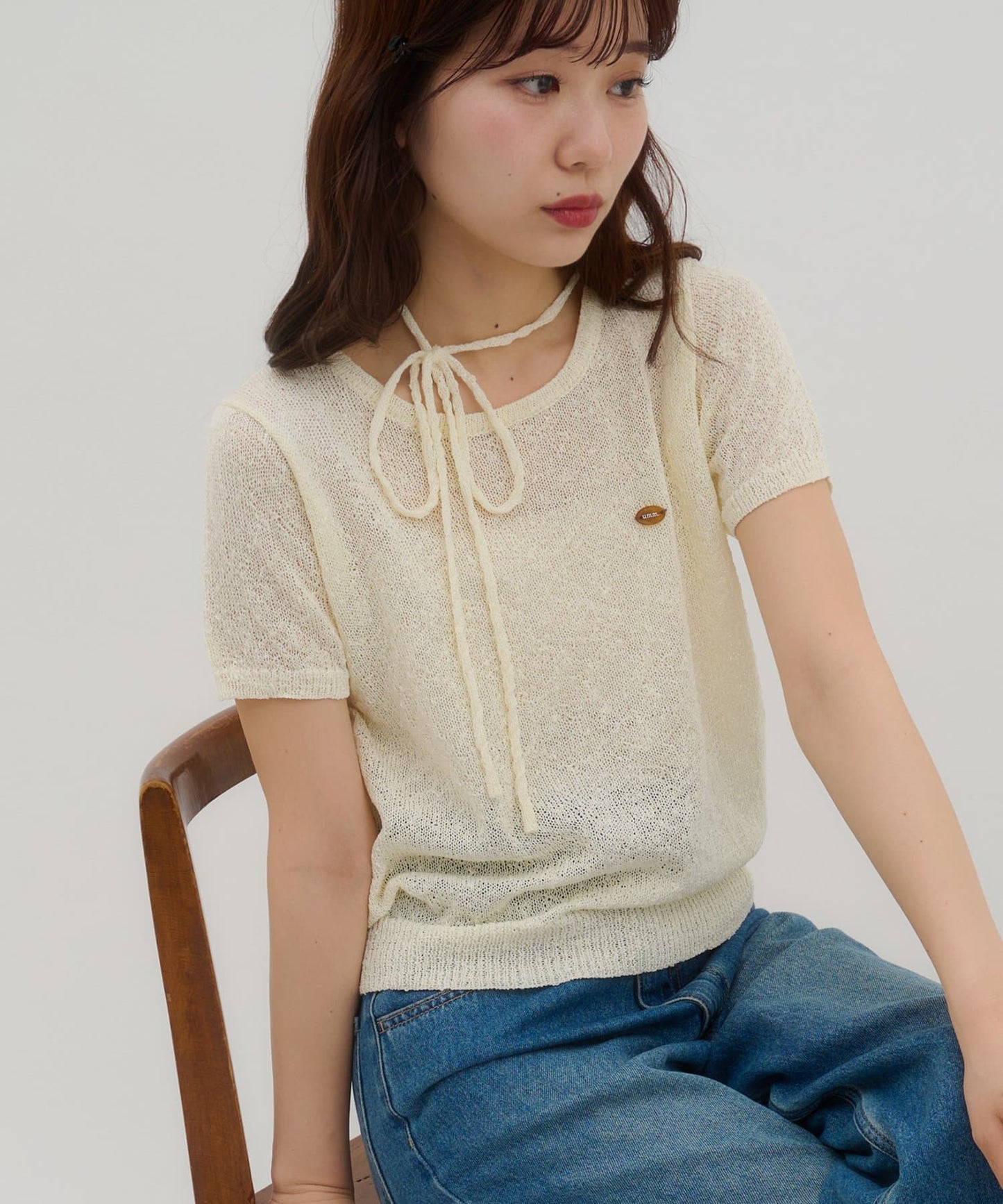 umm. By Discoat 短袖 pullover with choker - Image 7