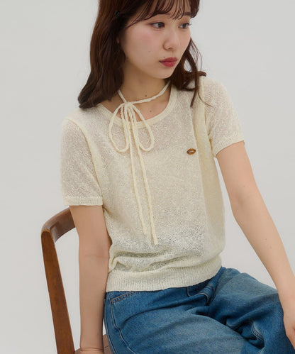 umm. By Discoat 短袖 pullover with choker - Image 7
