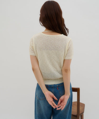 umm. By Discoat 短袖 pullover with choker - Image 11