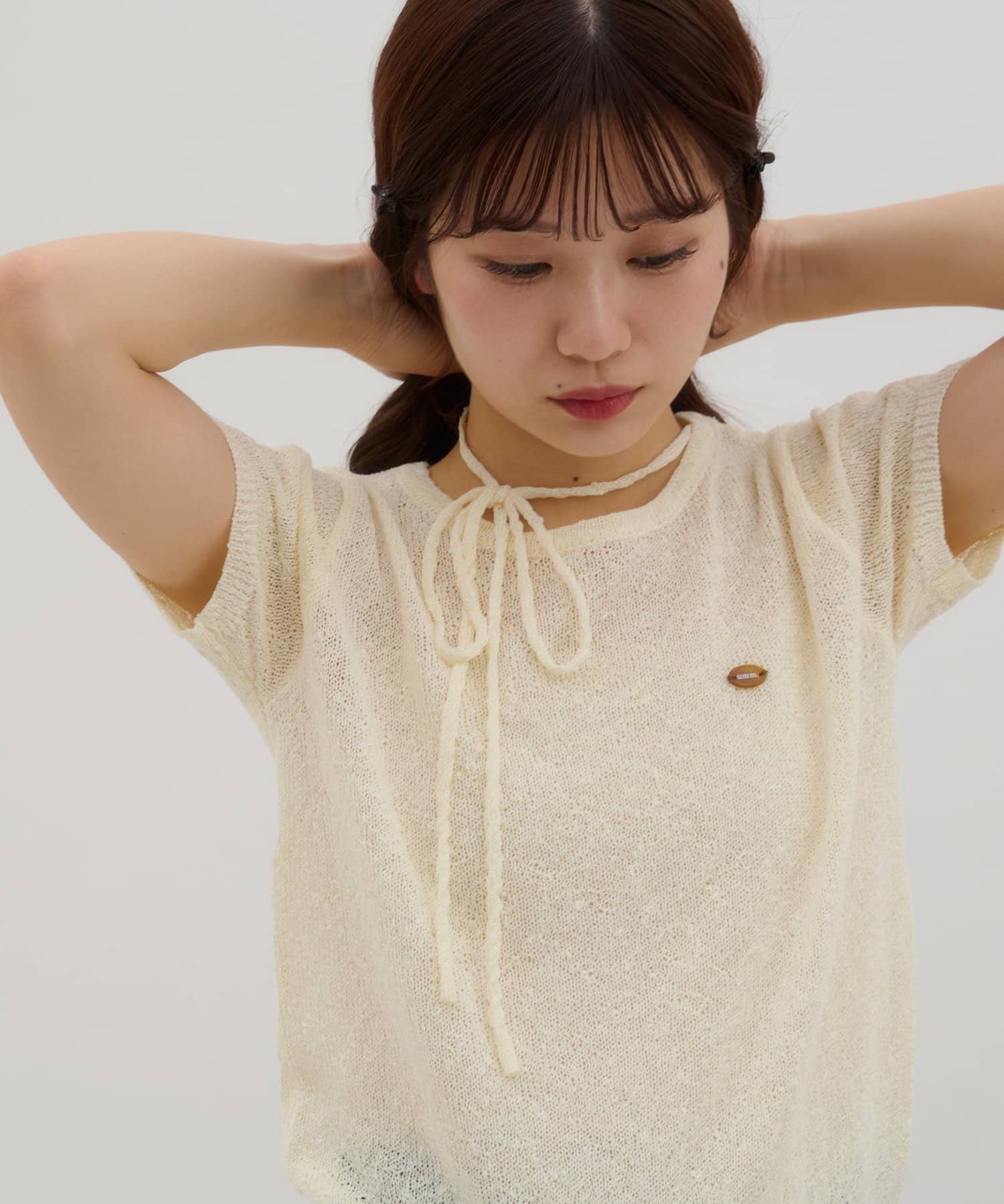 umm. By Discoat 短袖 pullover with choker - Image 12