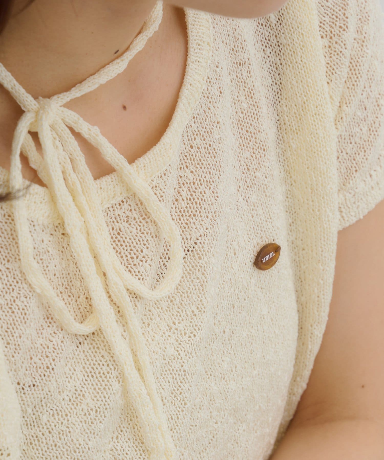 umm. By Discoat 短袖 pullover with choker - Image 13