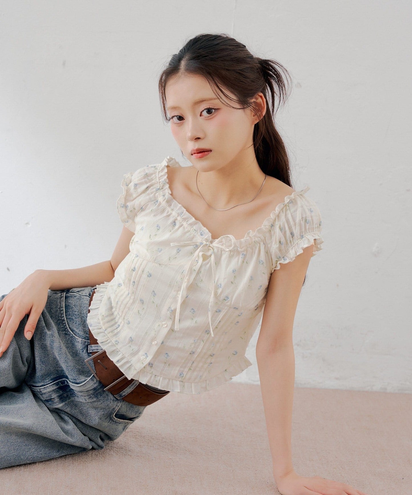 [Set Fair Item #4] CHICO Cotton lace sleeveless blouse - Image 7