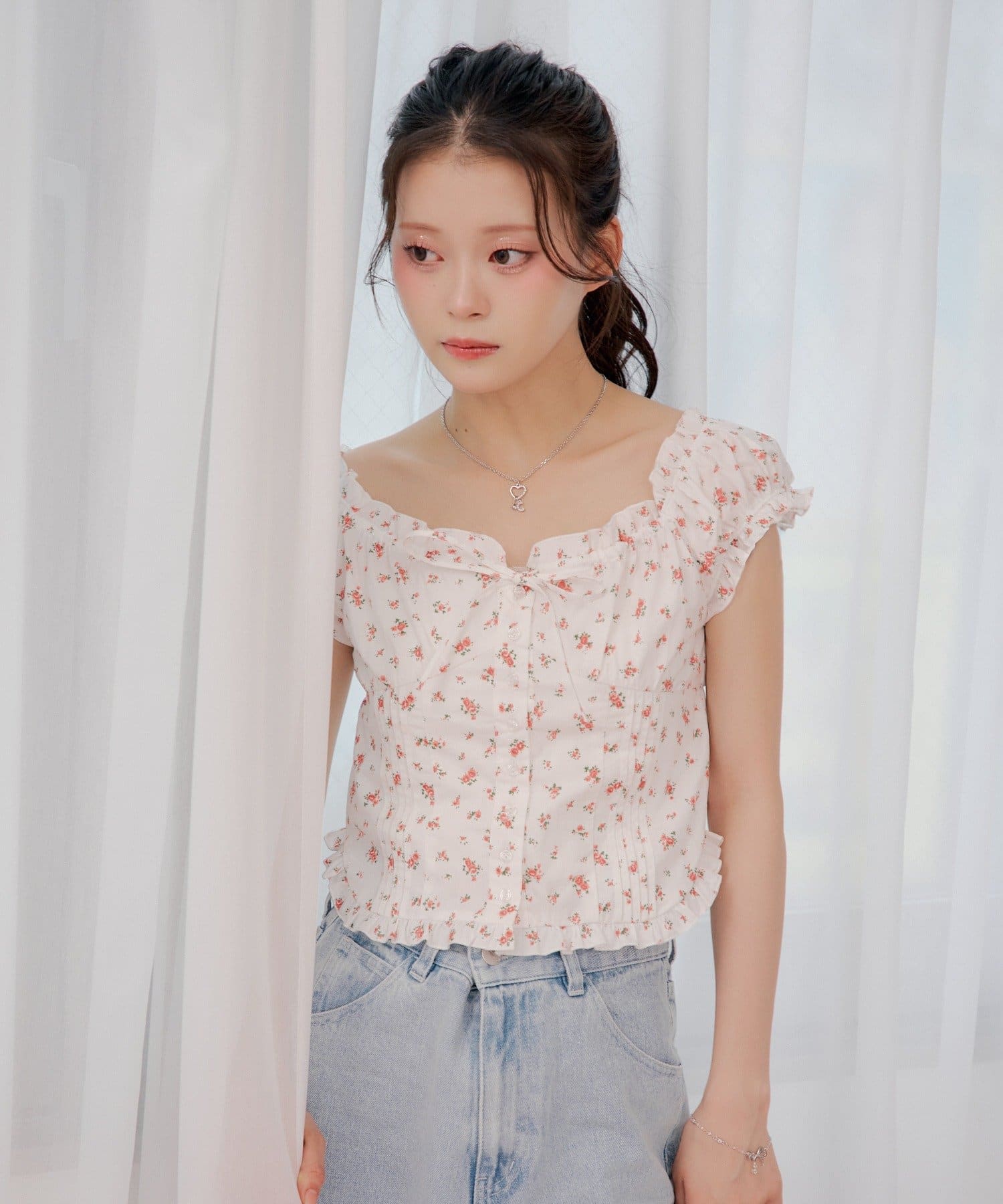 [Set Fair Item #4] CHICO Cotton lace sleeveless blouse - Image 11