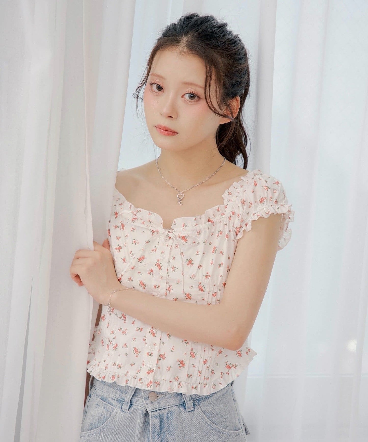 [Set Fair Item #4] CHICO Cotton lace sleeveless blouse - Image 3