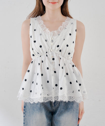 [Set Fair Item #3] CHICO Peplum Lingerie Blouse - Image 8