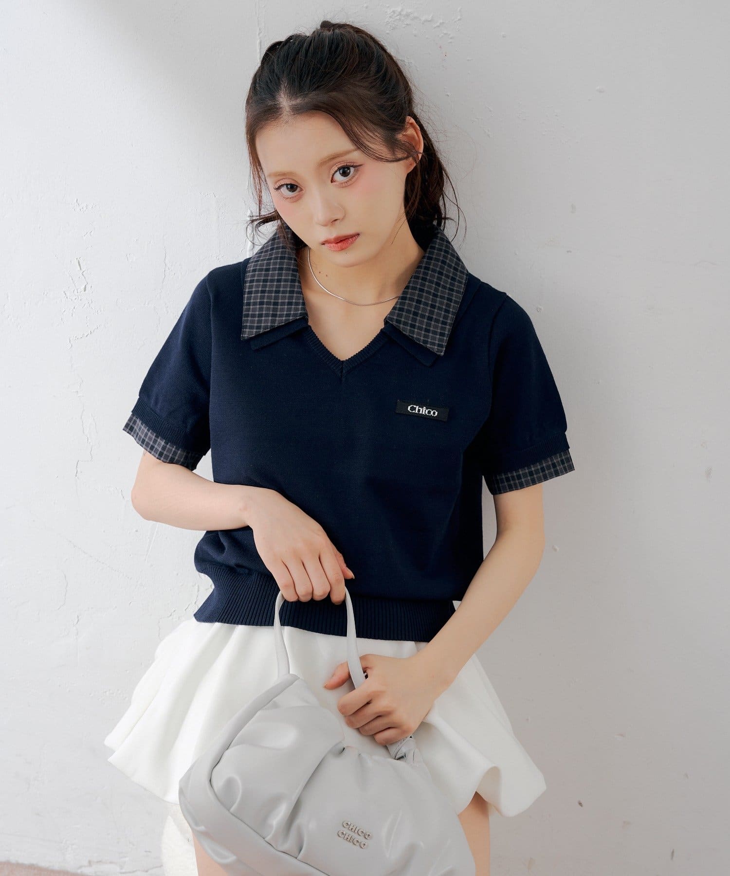 [Set Fair Item #2] CHICO 短袖V領Top - Image 12