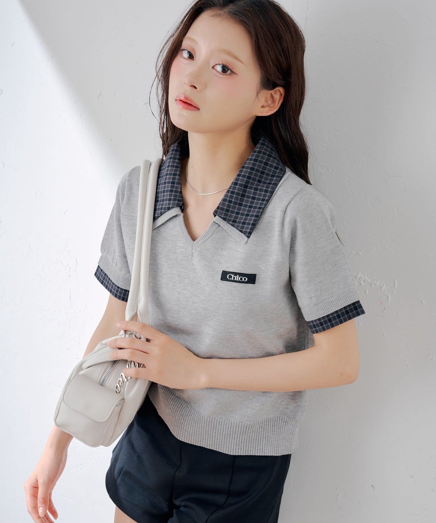 [Set Fair Item #2] CHICO 短袖V領Top - Image 4
