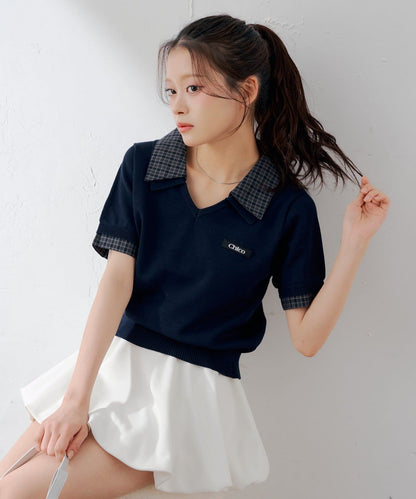 [Set Fair Item #2] CHICO 短袖V領Top - Image 5