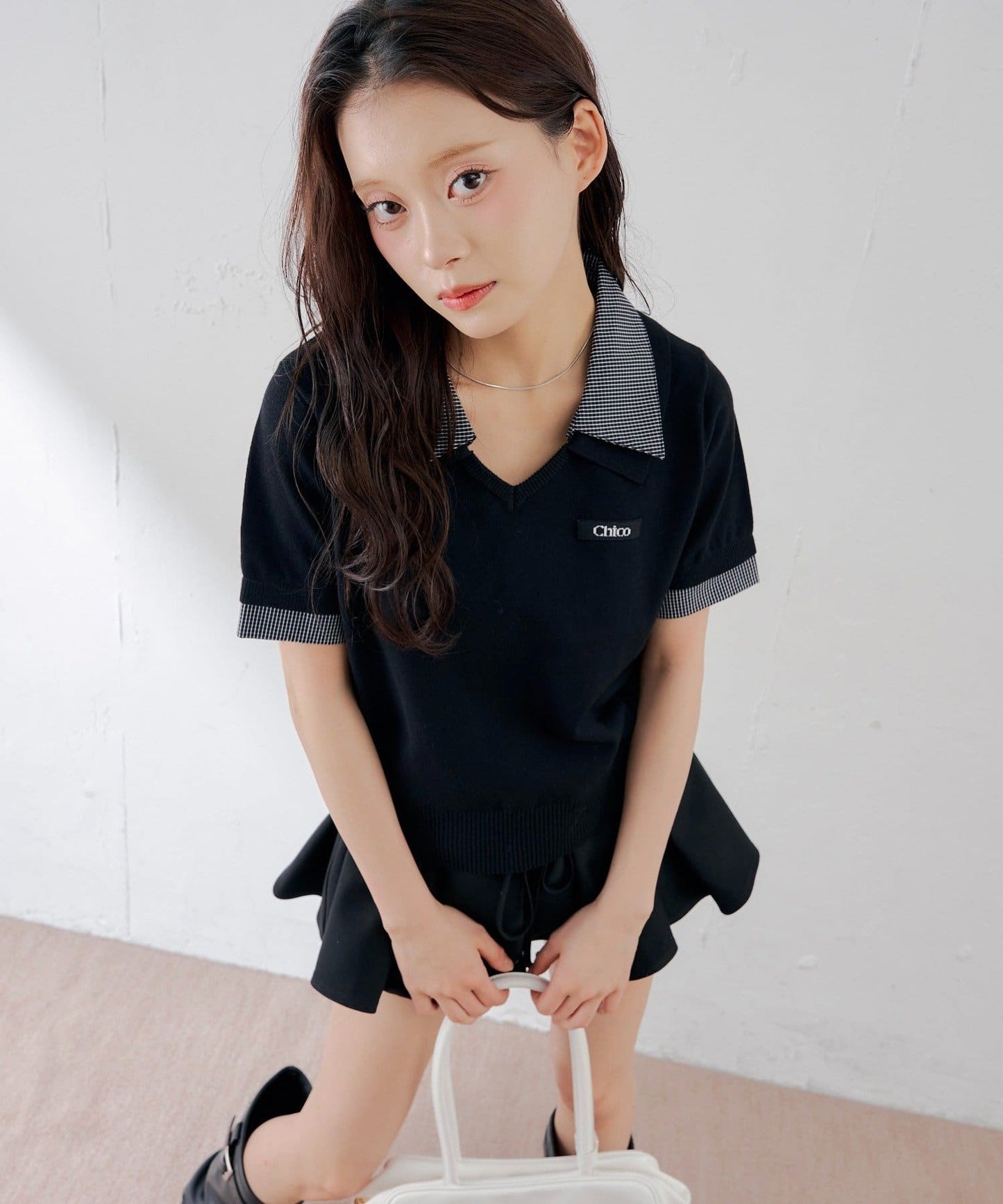 [Set Fair Item #2] CHICO 短袖V領Top - Image 3