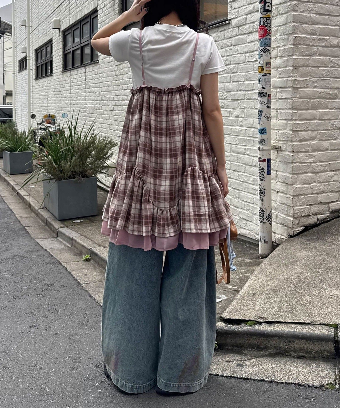 CIAOPANIC 復古格紋吊帶ops - Image 18
