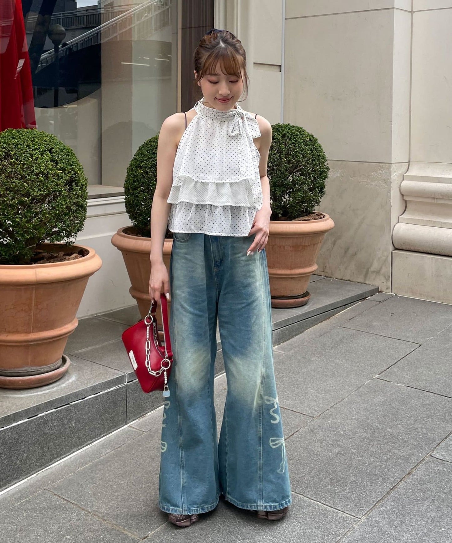 [2 件裝]  CIAOPANIC 2 way 無袖上衣 ＋裙 - Image 15