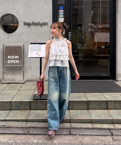 [2 件裝]  CIAOPANIC 2 way 無袖上衣 ＋裙 - Image 16