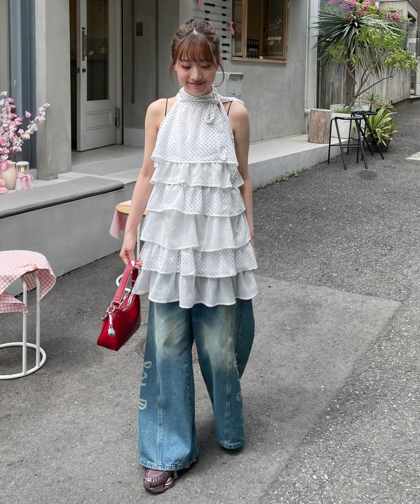 [2 件裝]  CIAOPANIC 2 way 無袖上衣 ＋裙 - Image 8