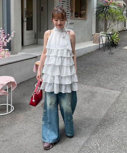 [2 件裝]  CIAOPANIC 2 way 無袖上衣 ＋裙 - Image 8