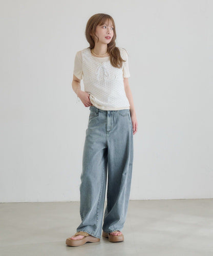 Kastane 波點背心分層2件SET - Image 13