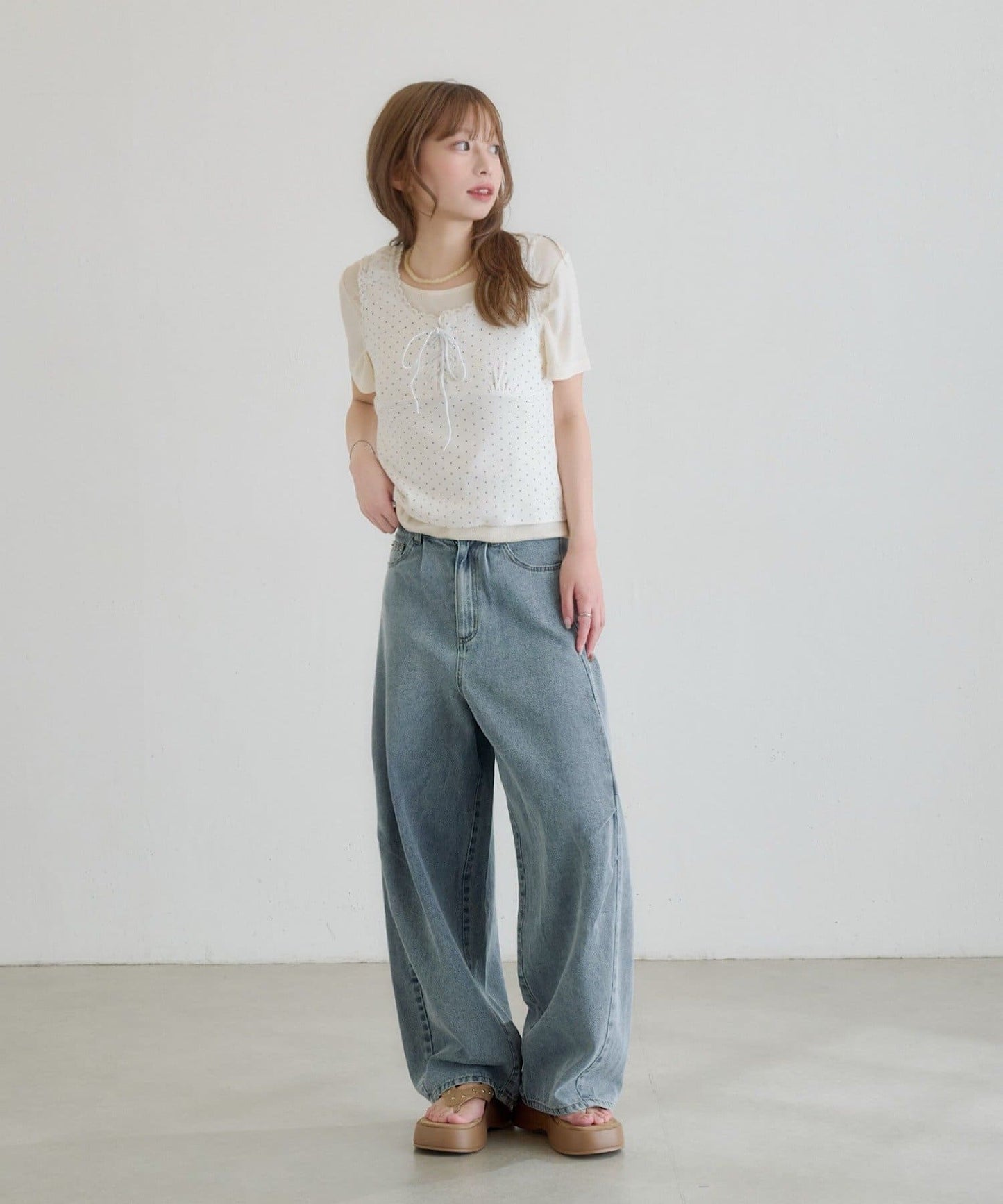 Kastane 波點背心分層2件SET - Image 14
