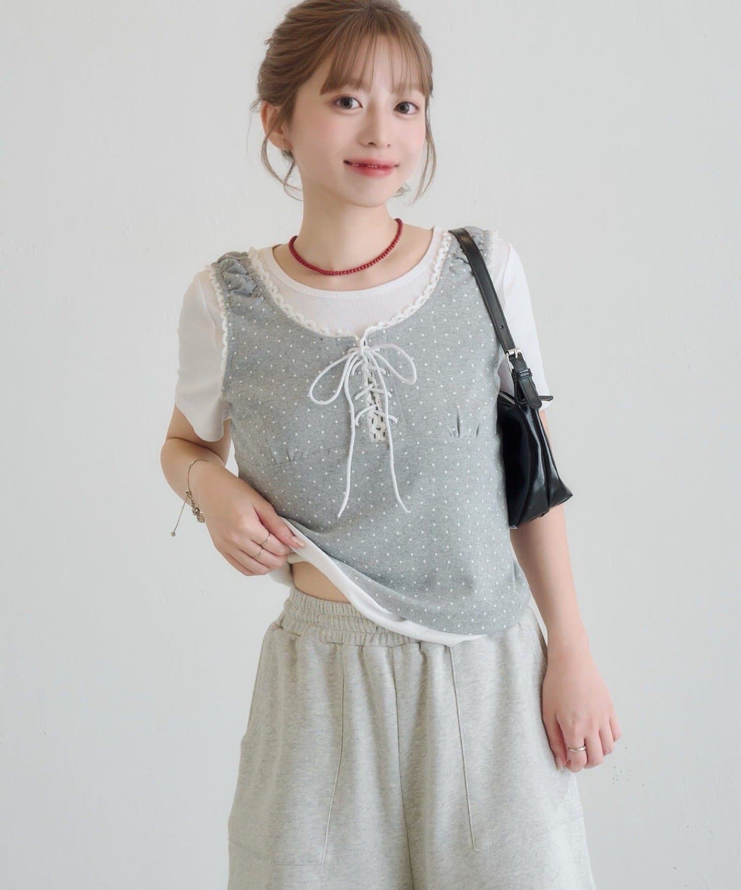 Kastane 波點背心分層2件SET - Image 17
