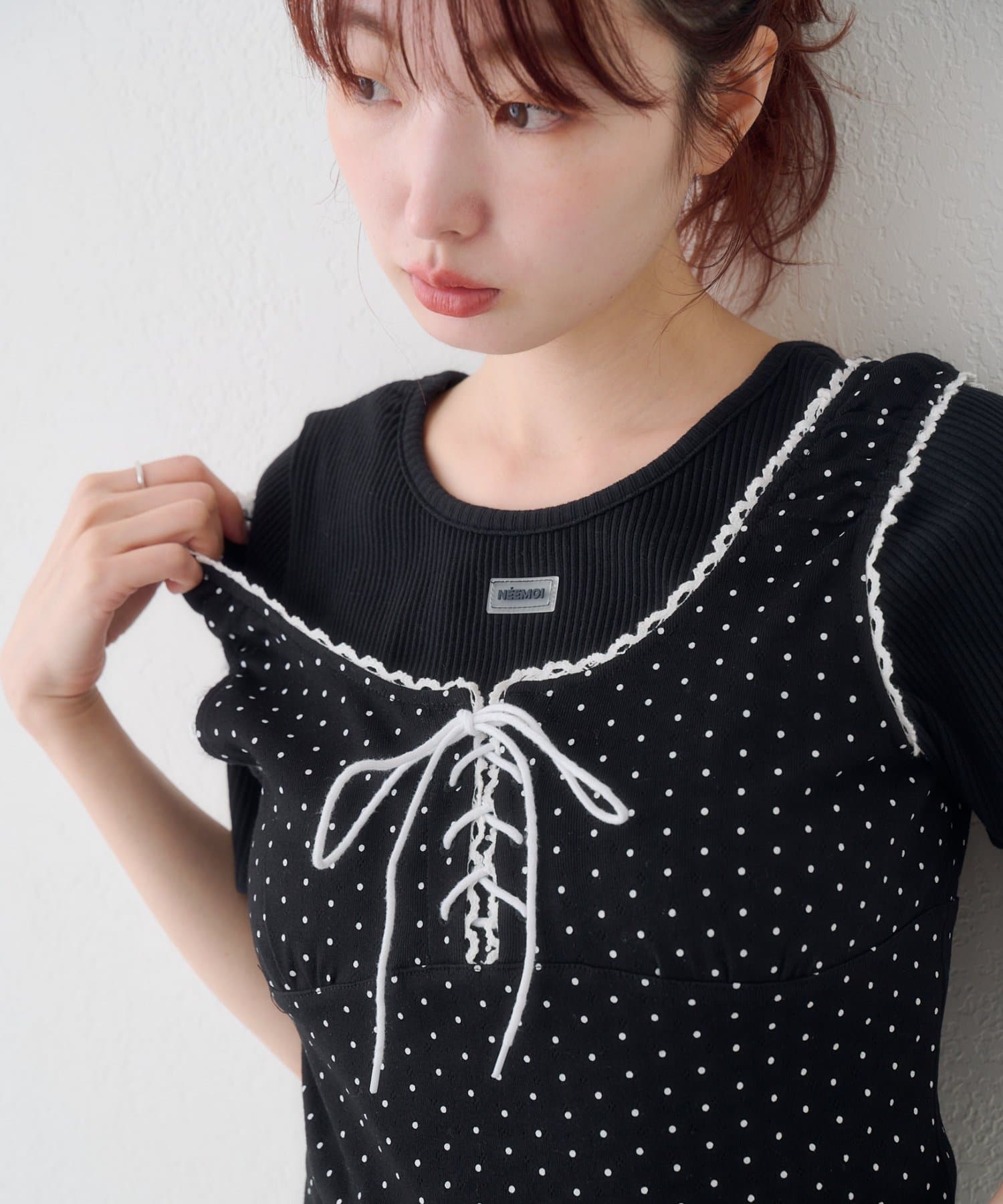 Kastane 波點背心分層2件SET - Image 25