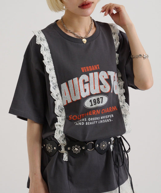 w closet Logo Lace Tee - Image 2