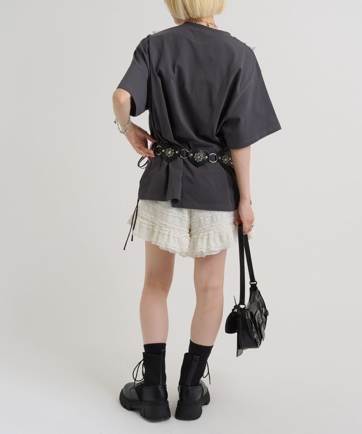 w closet Logo Lace Tee - Image 21
