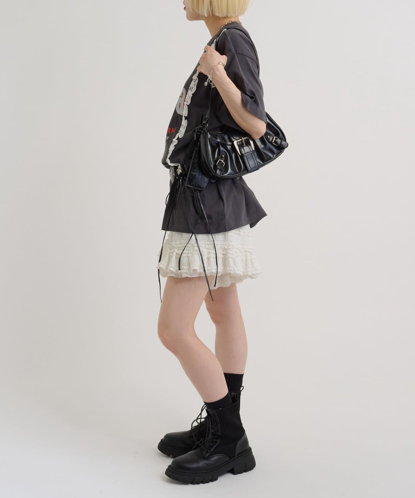 w closet Logo Lace Tee - Image 20