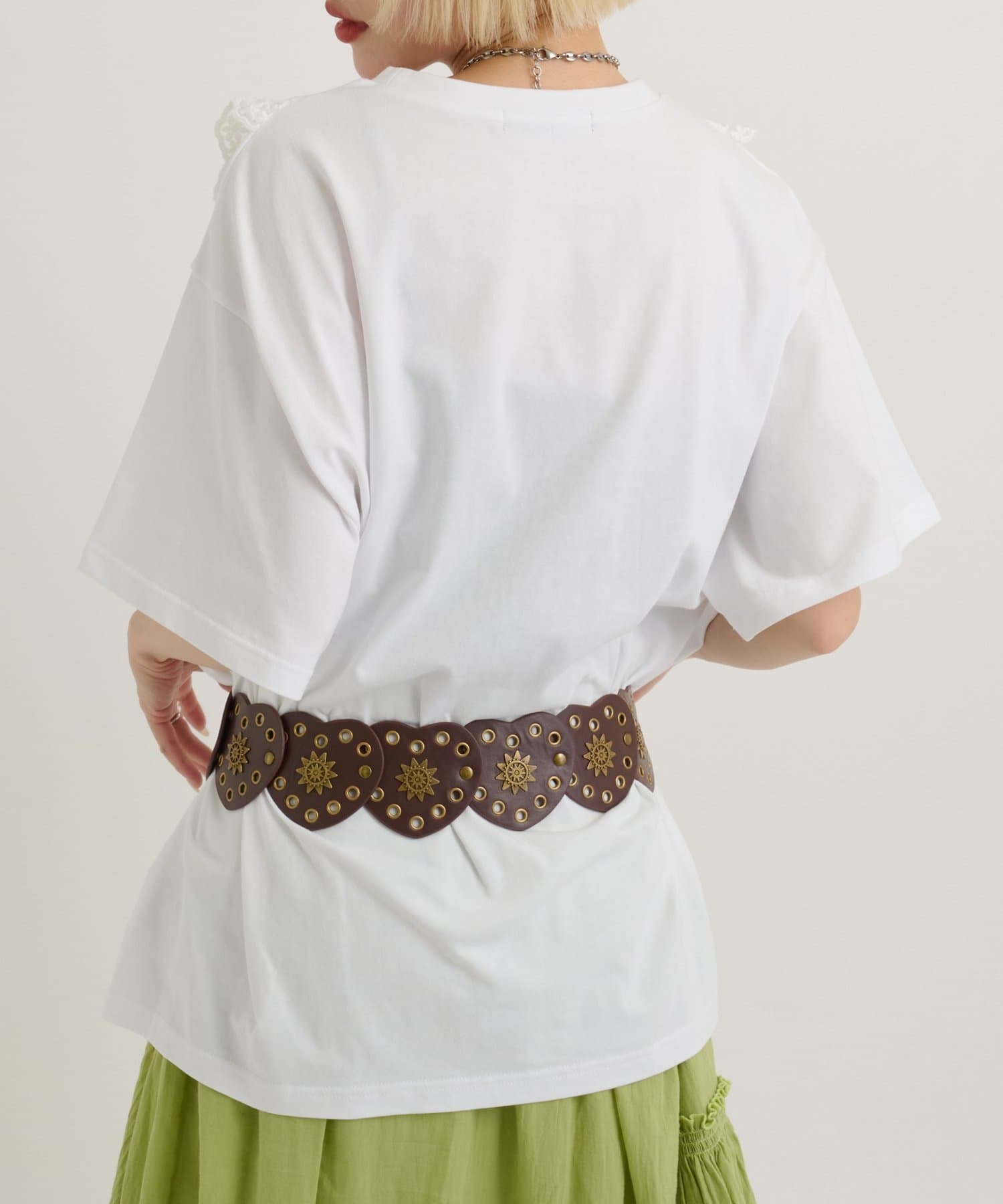 w closet Logo Lace Tee - Image 24