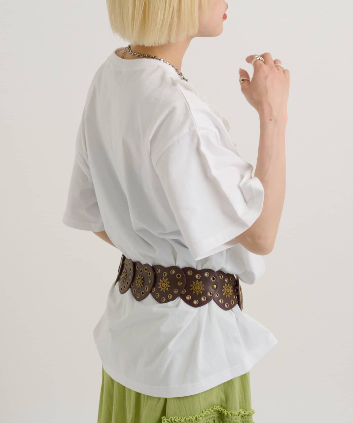w closet Logo Lace Tee - Image 25