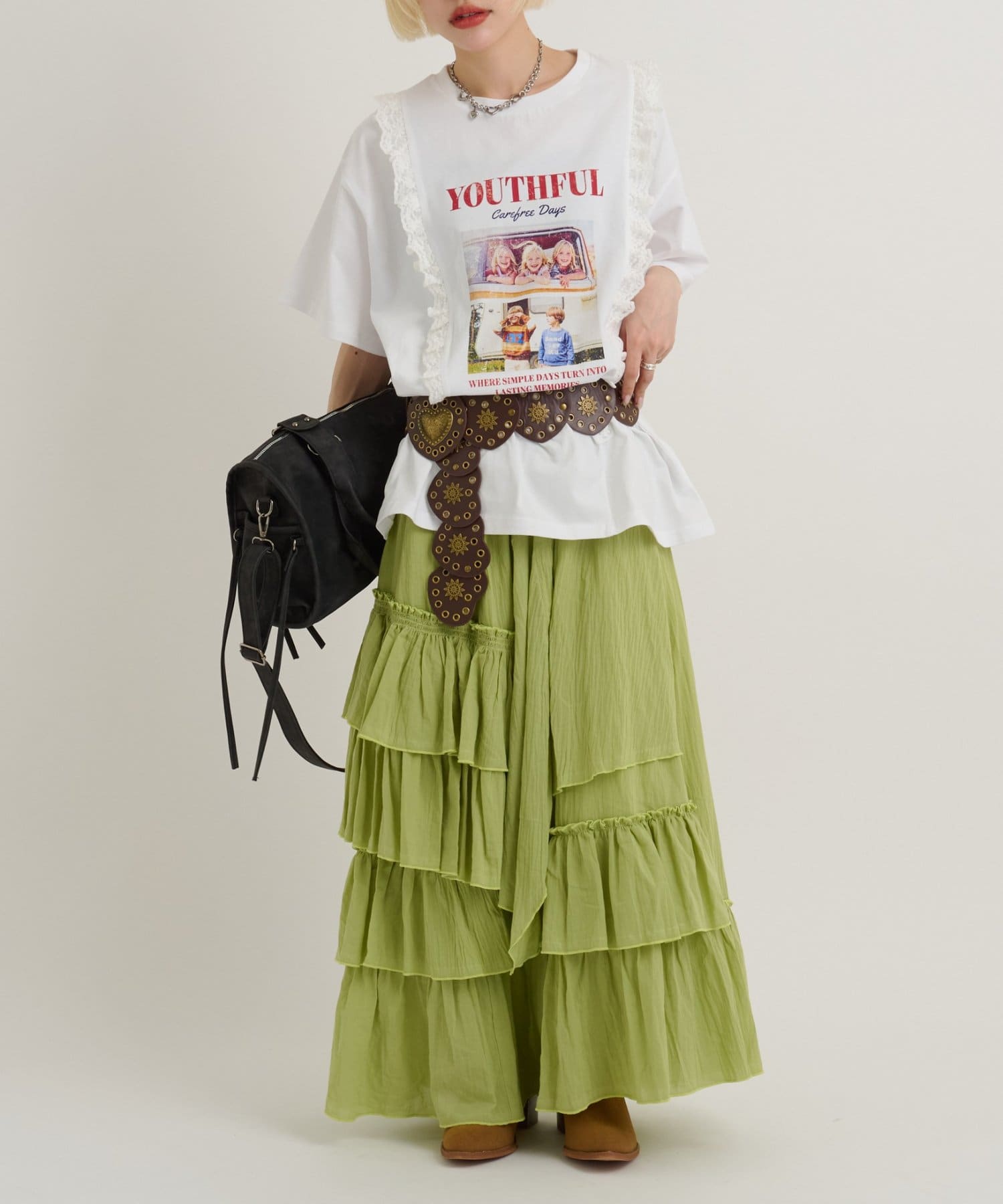 w closet Logo Lace Tee - Image 27