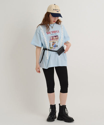w closet Logo Lace Tee - Image 41