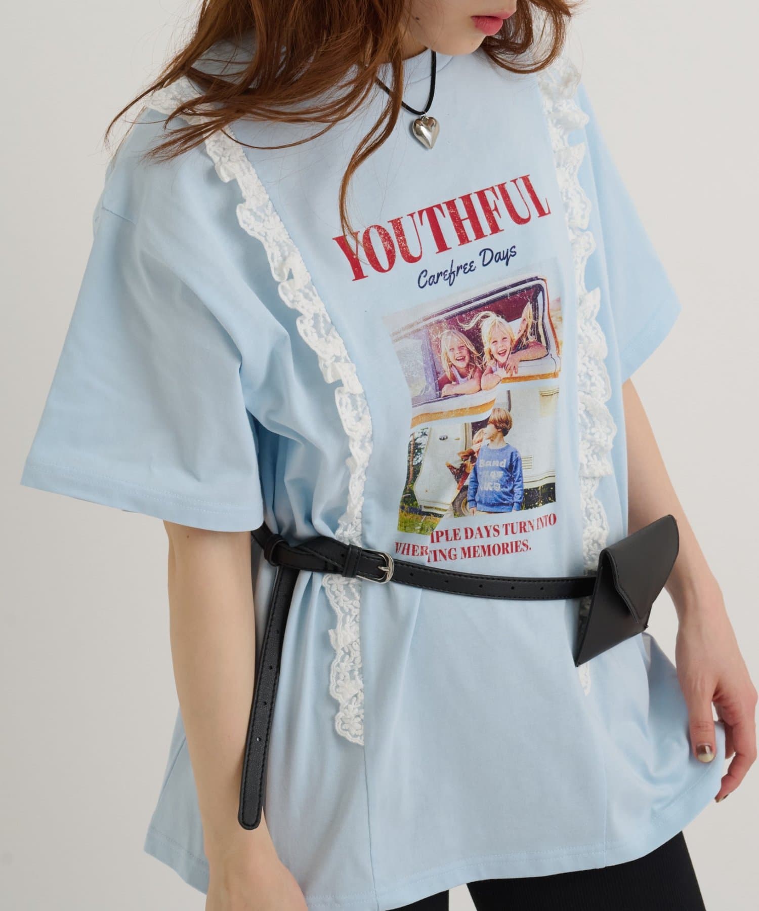 w closet Logo Lace Tee - Image 34