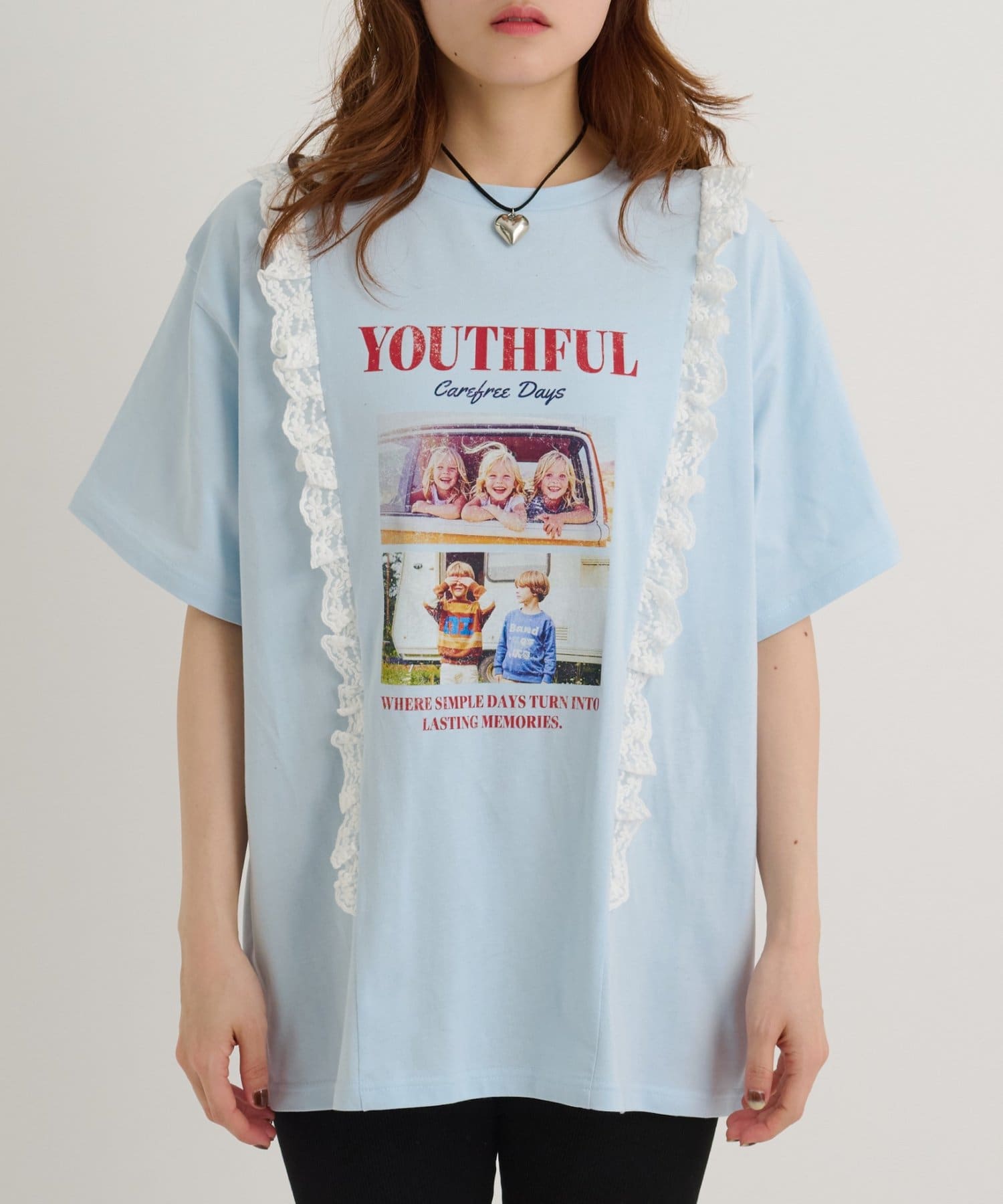 w closet Logo Lace Tee - Image 35