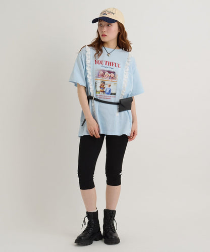 w closet Logo Lace Tee - Image 38