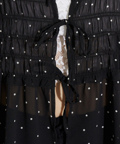 neutral by ciaopanic Ribbon Shirring Blouse - Image 28