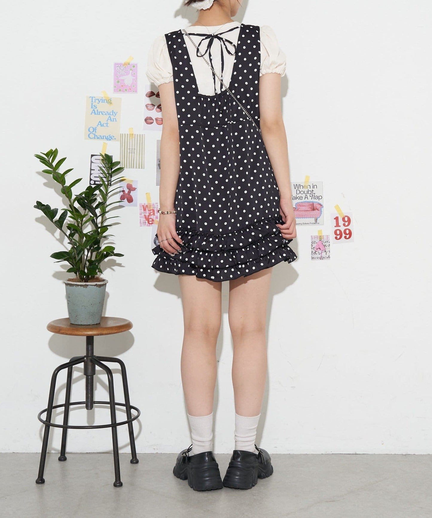 neutral by ciaopanic 荷葉邊波點 mini ops - Image 26