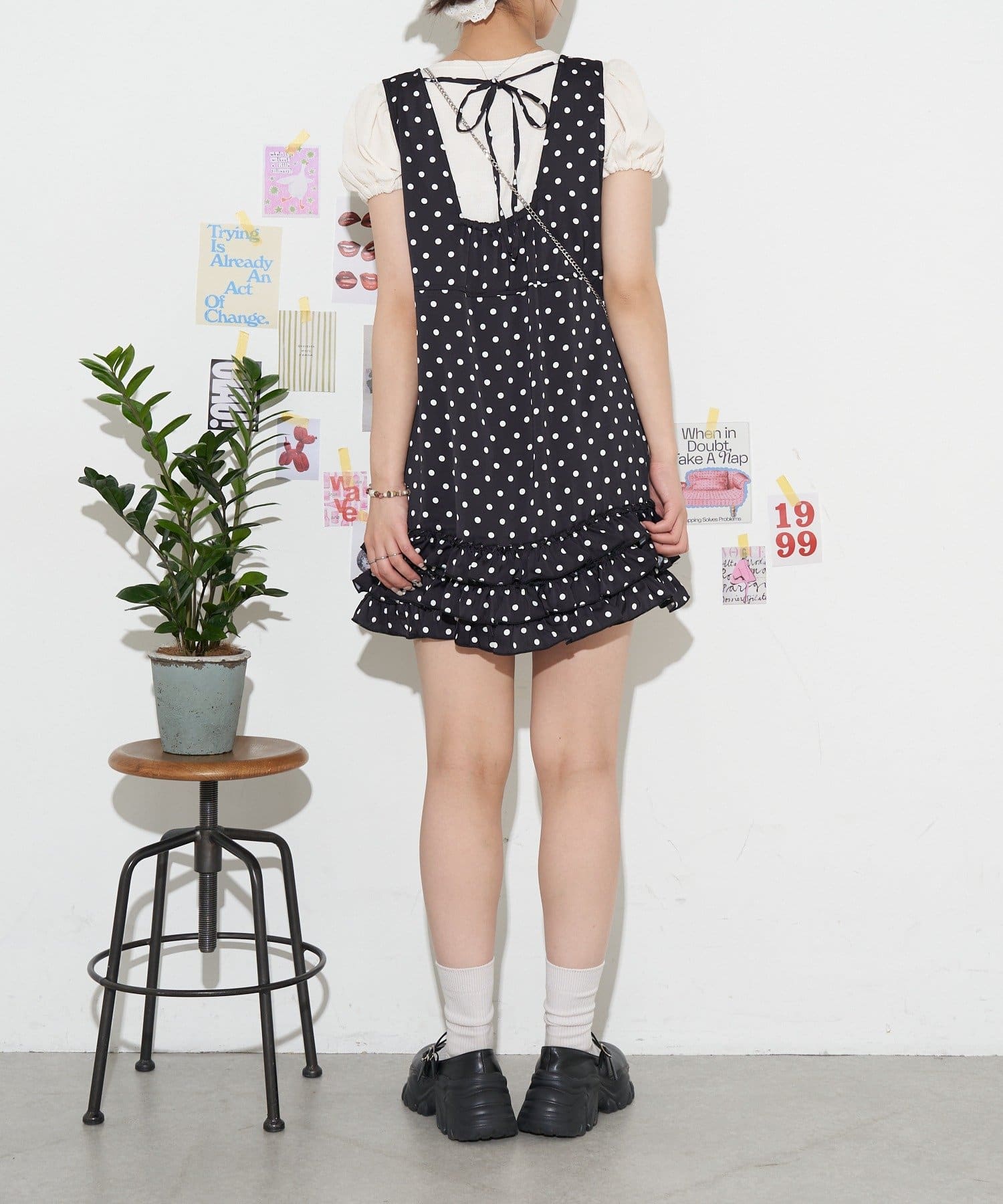 neutral by ciaopanic 荷葉邊波點 mini ops - Image 26