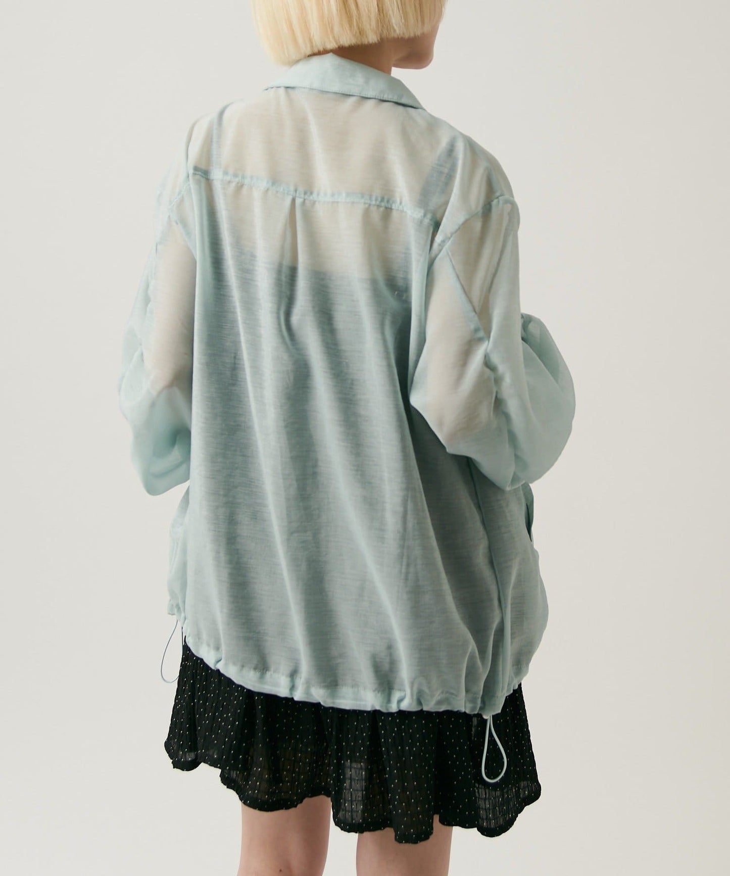 [長/短Version] w closet 薄紗荷葉邊外套 - Image 56