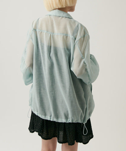[長/短Version] w closet 薄紗荷葉邊外套 - Image 56