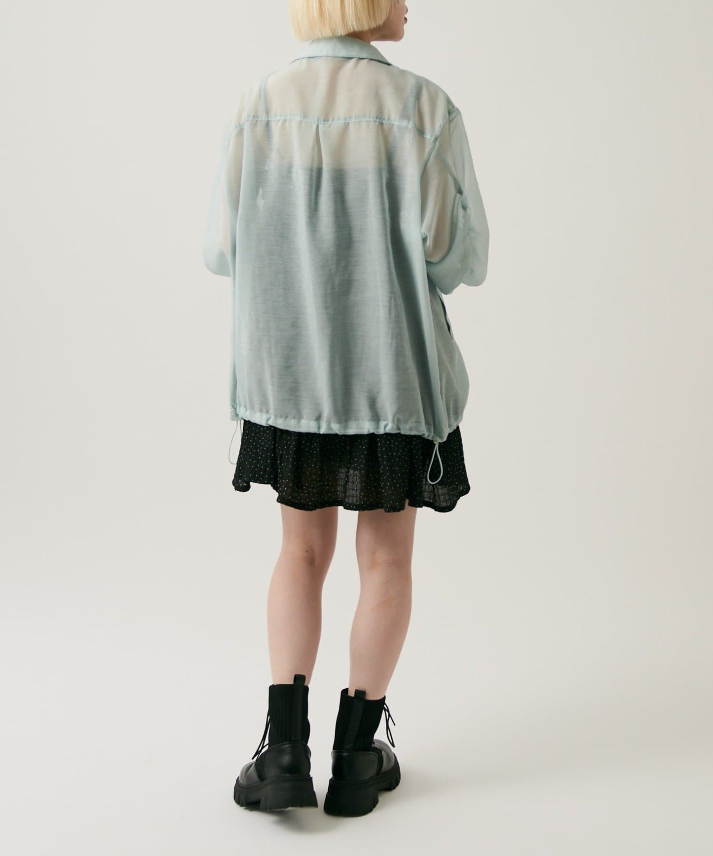 [長/短Version] w closet 薄紗荷葉邊外套 - Image 60