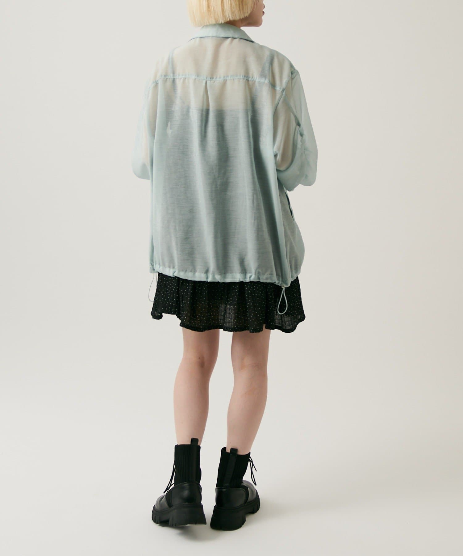 [長/短Version] w closet 薄紗荷葉邊外套 - Image 60