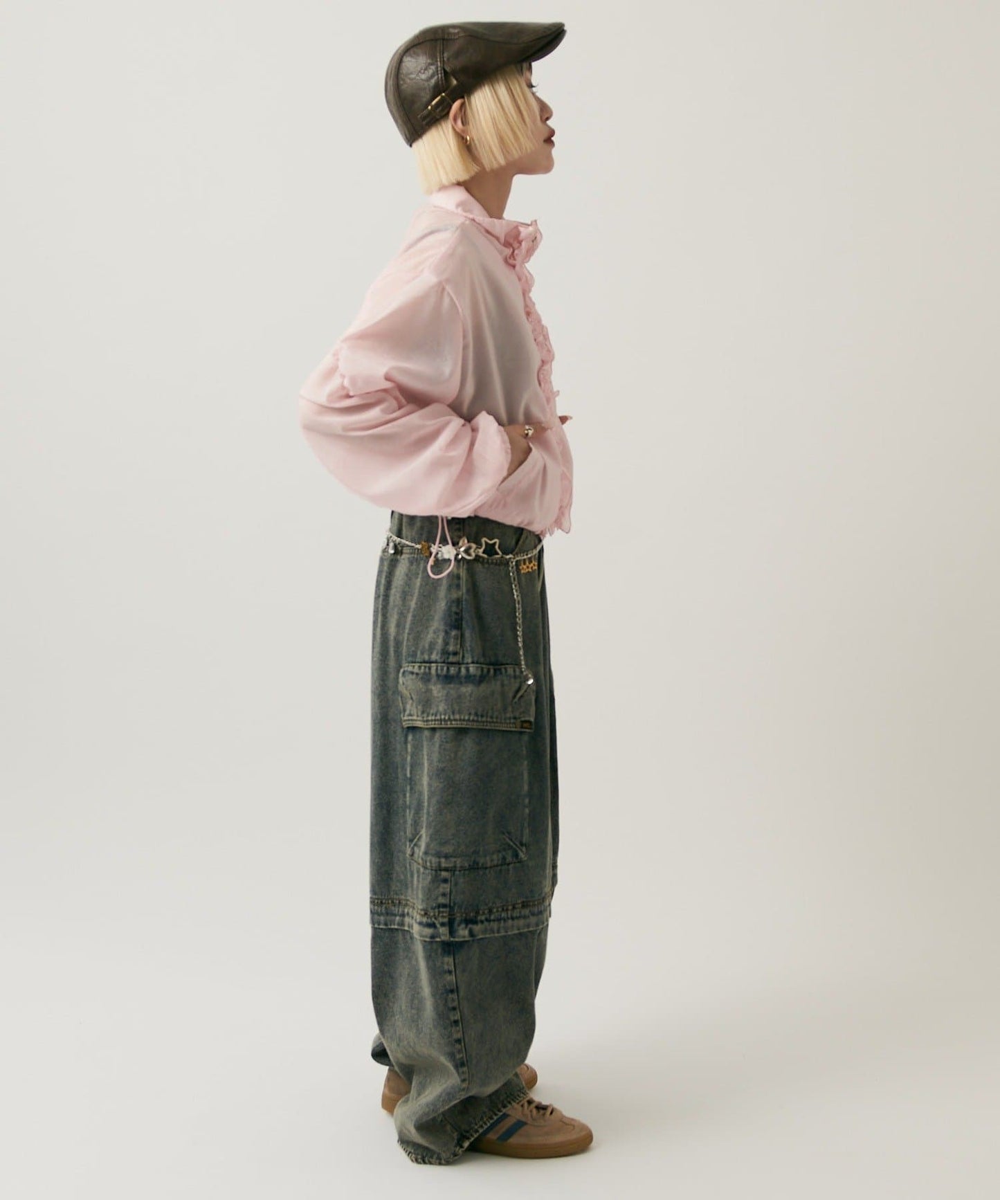 [長/短Version] w closet 薄紗荷葉邊外套 - Image 78