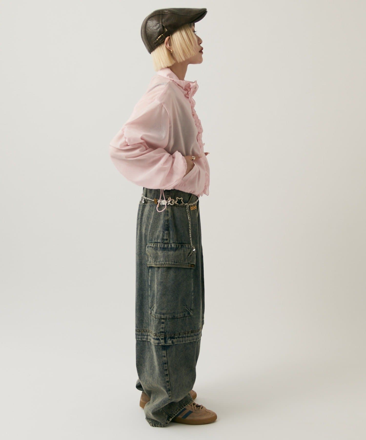 [長/短Version] w closet 薄紗荷葉邊外套 - Image 78
